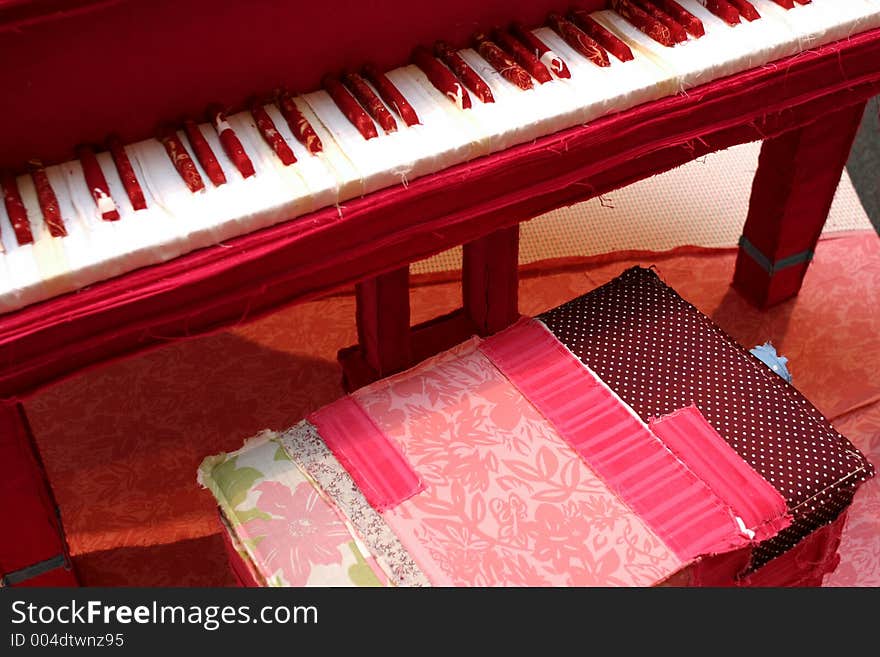 Piano made by cotton. Piano made by cotton.