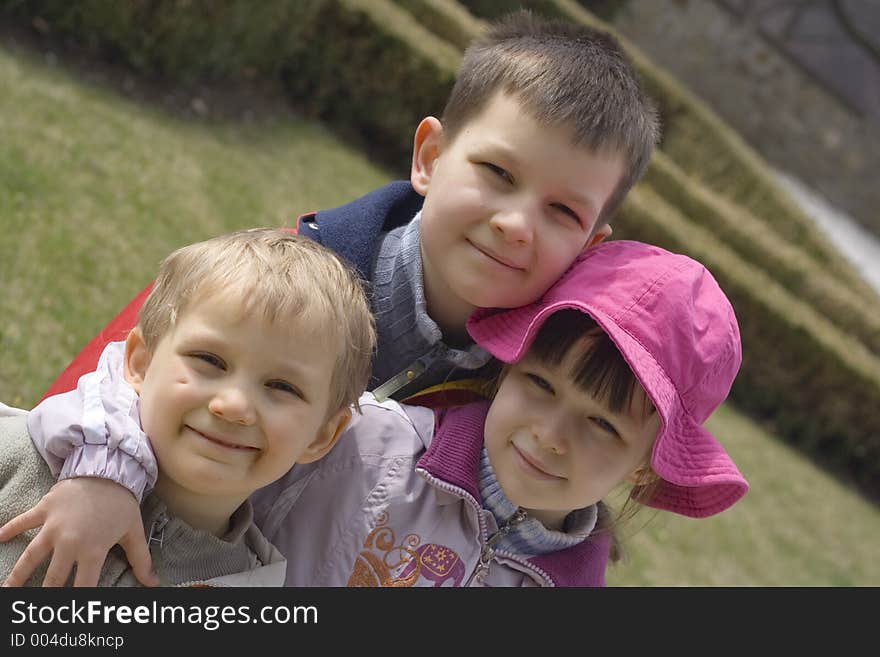 Children In Garden