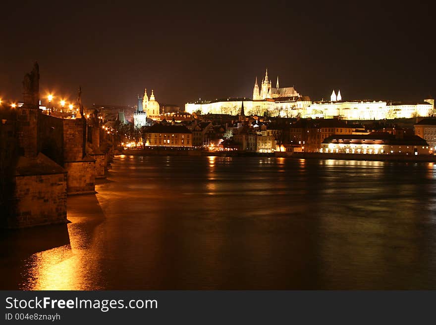 Prague At Night