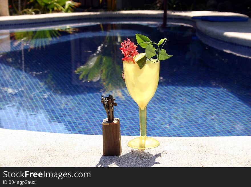 Cocktail at the pool