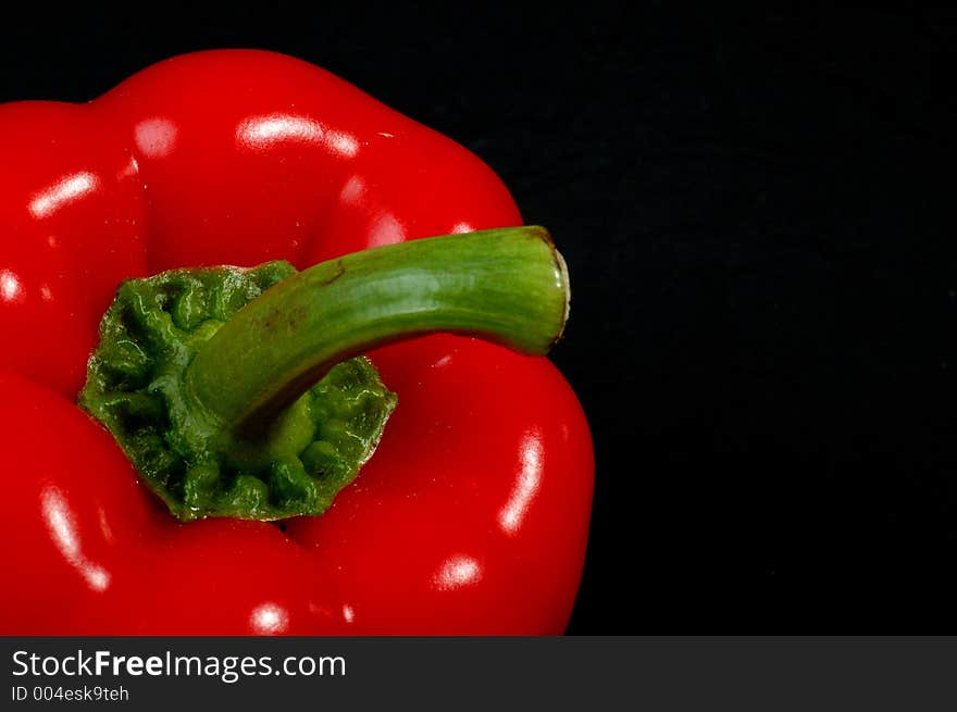 Close up of a Red Pepper