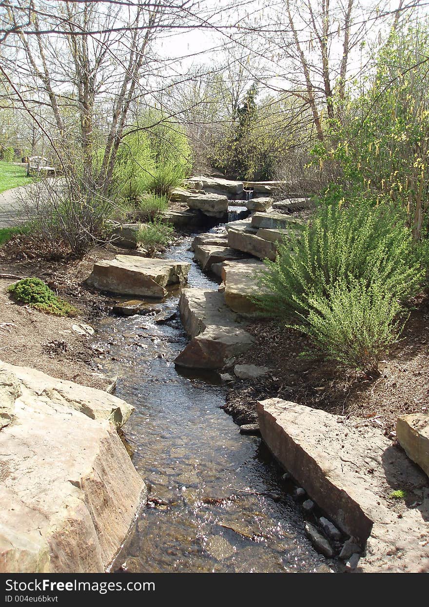 Waterfall from the Arbouretum