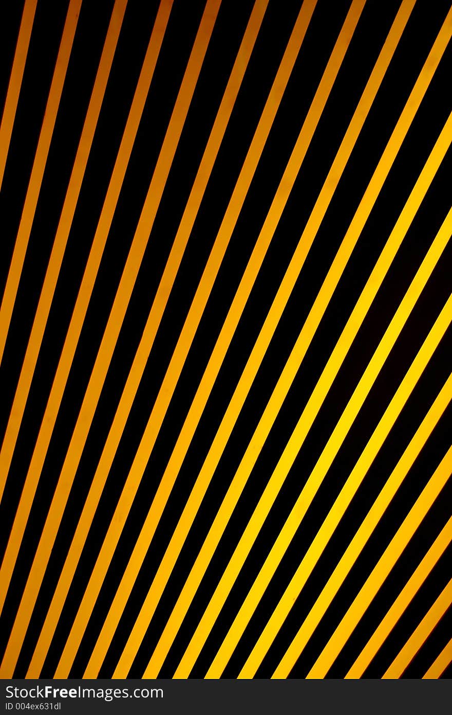 Black and Yellow Stripes - Portrait