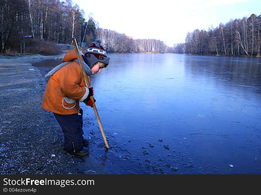 New Ice On The River.