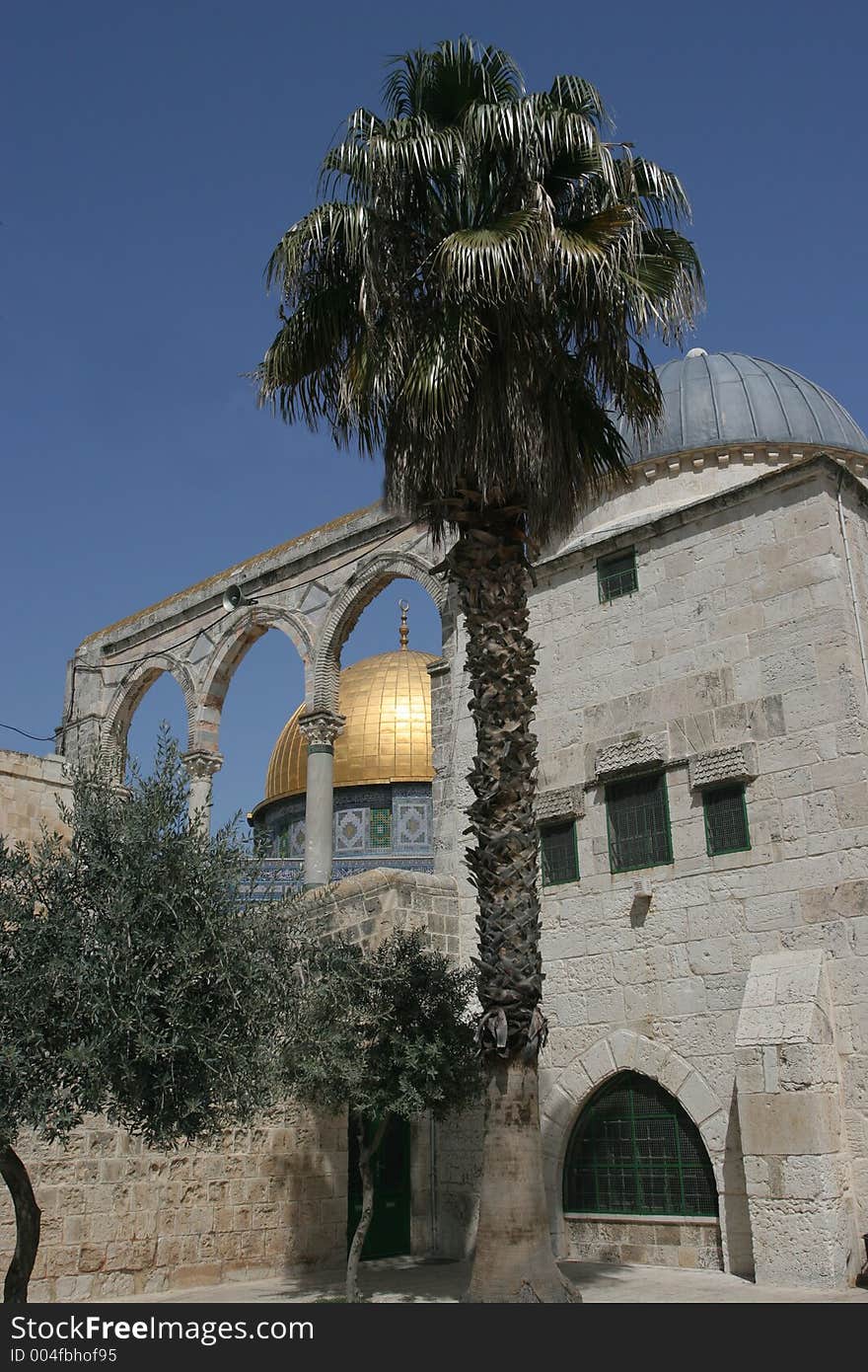 The Golden Dome of the Rock, Jerusalem,Israel, Believed to be the Center of the World. The Golden Dome of the Rock, Jerusalem,Israel, Believed to be the Center of the World