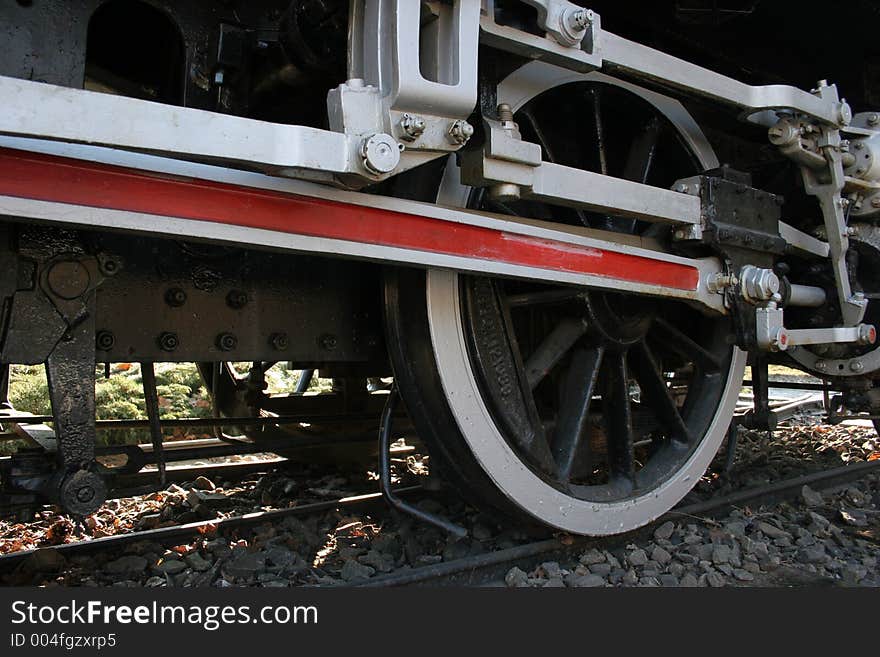 Part of an old locomotion. Part of an old locomotion