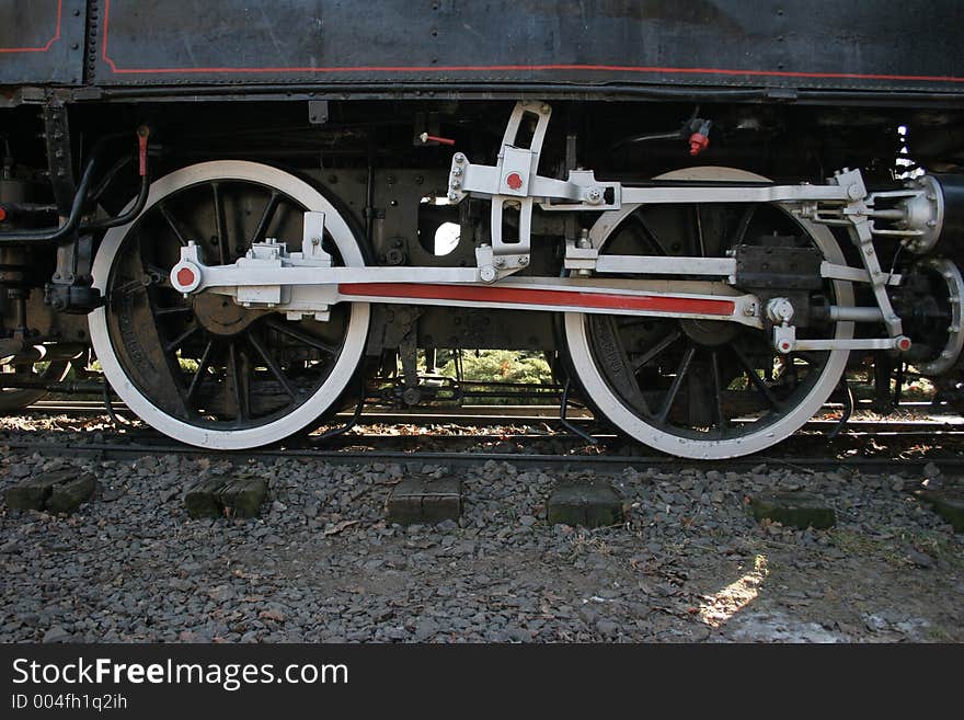 Part of an old locomotion. Part of an old locomotion