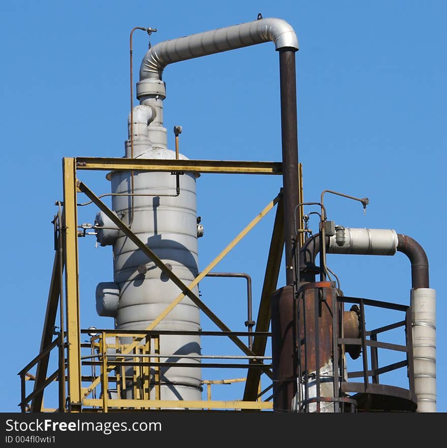 Industrial Plant Close Up Detail. Industrial Plant Close Up Detail