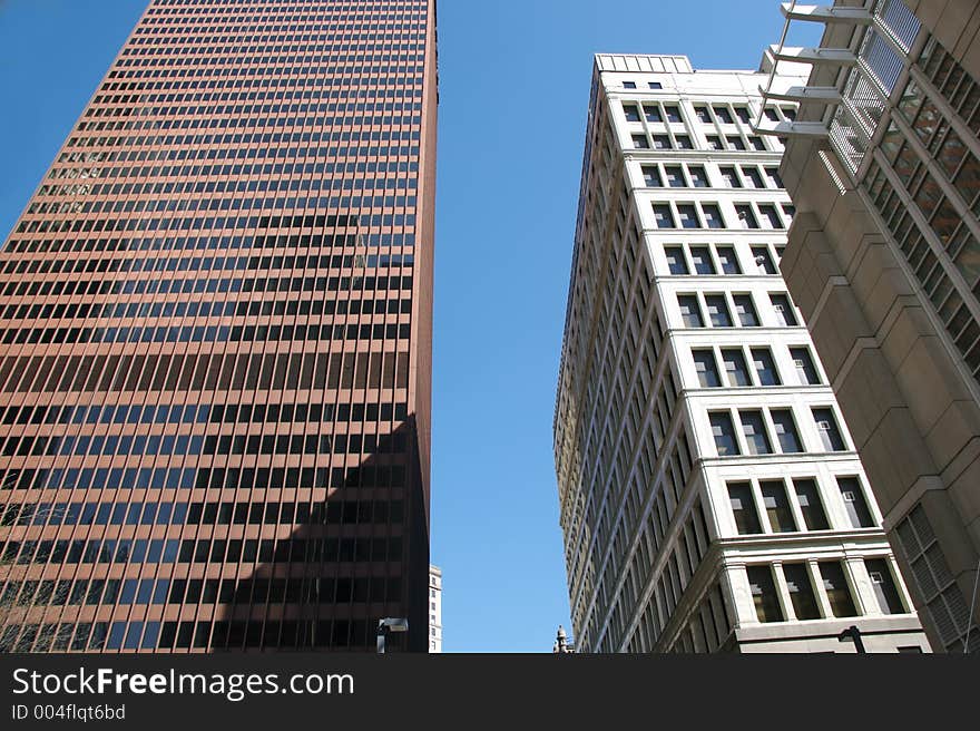 Skyscrapers with Blue Sky. Skyscrapers with Blue Sky