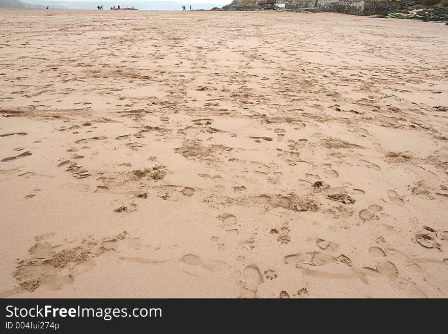 Beach Footprints