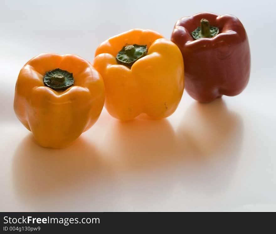 Red And Yellow Peppers