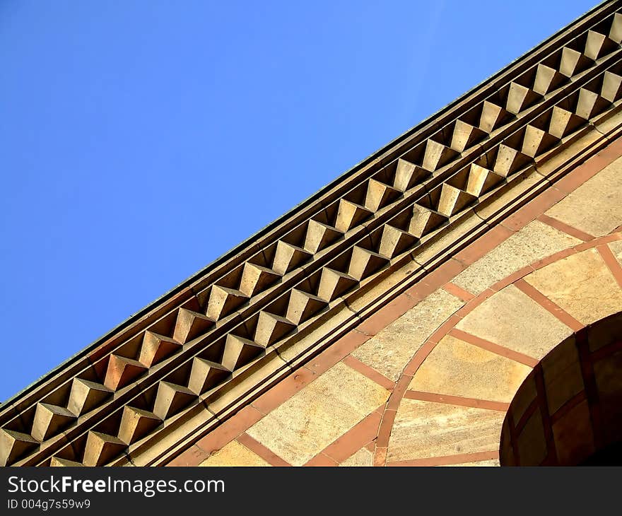 Architecture detail of Saint Marco's church in Belgrade. Architecture detail of Saint Marco's church in Belgrade