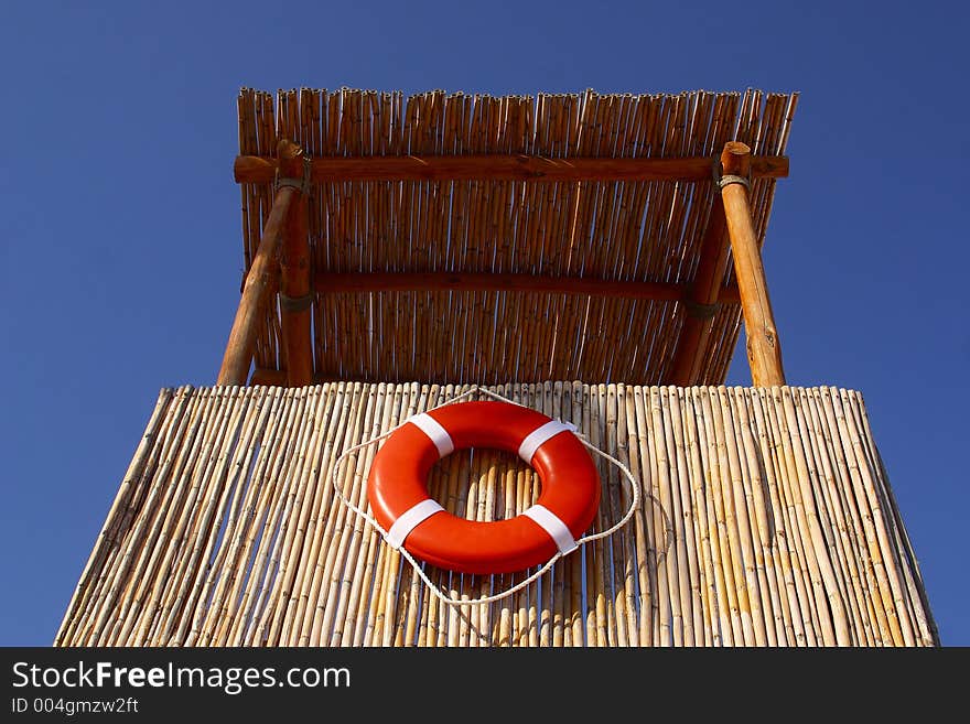 Lifeguard in los cabos, mexico. Lifeguard in los cabos, mexico