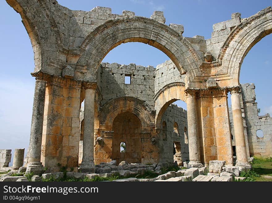 Ruins of Simeon Abbey. Ruins of Simeon Abbey