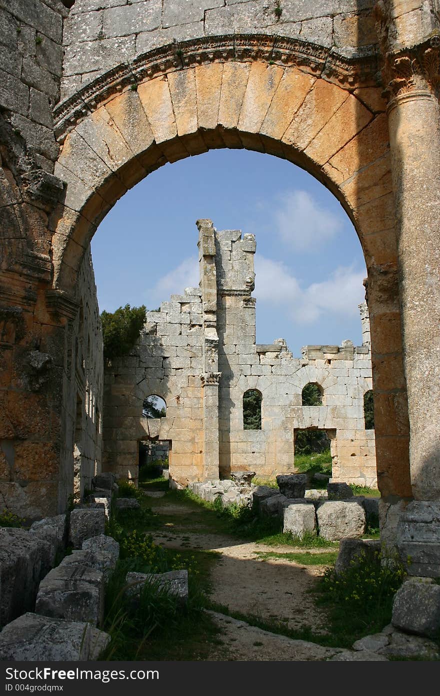 Ruins of Simeon Abbey. Ruins of Simeon Abbey