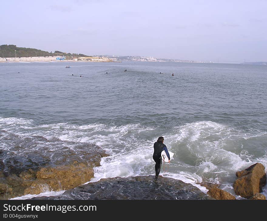 Entering The Surf