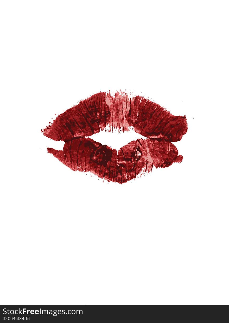 Lipstick Imprint