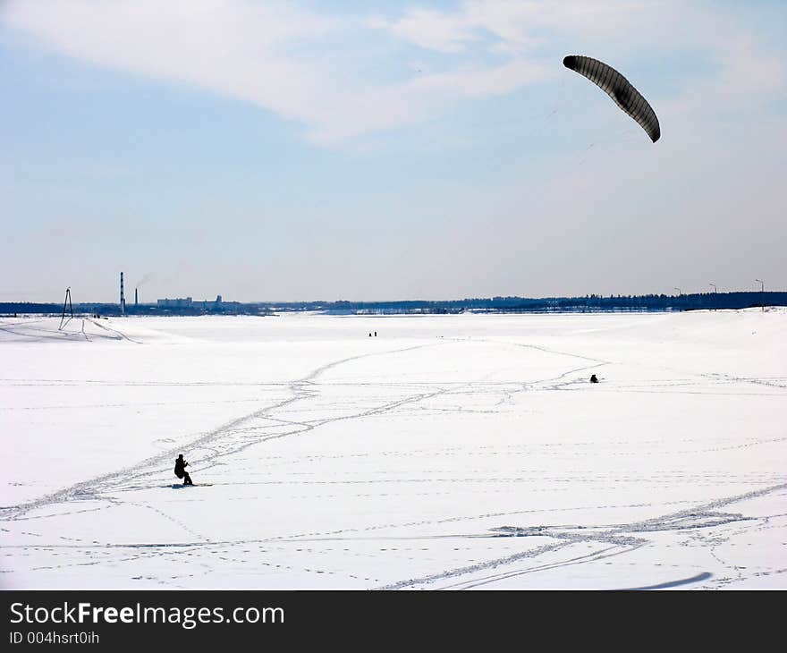 Winter sport: paraplane