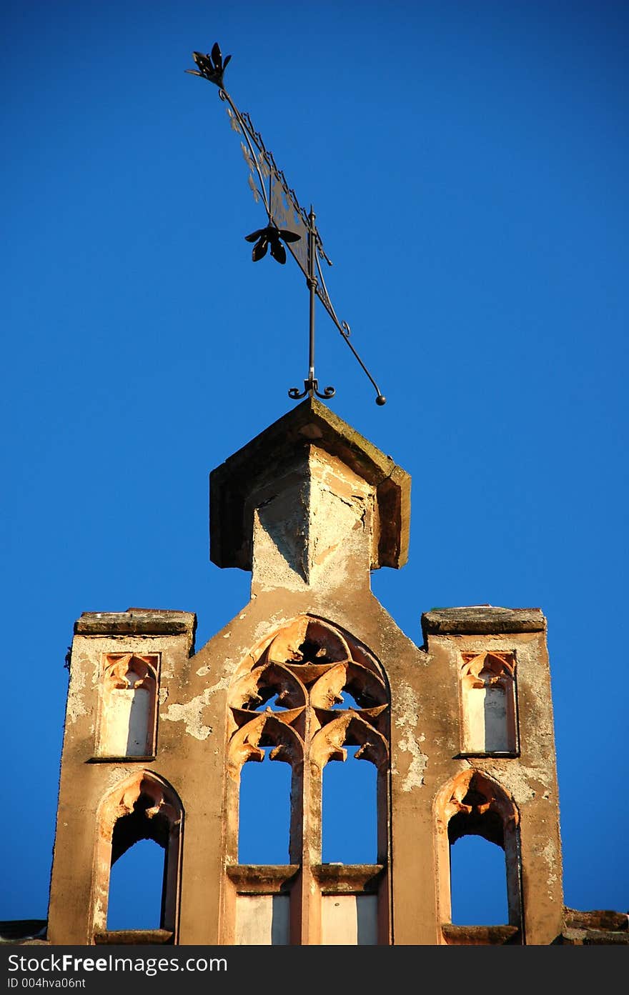 Roof top of a historic building