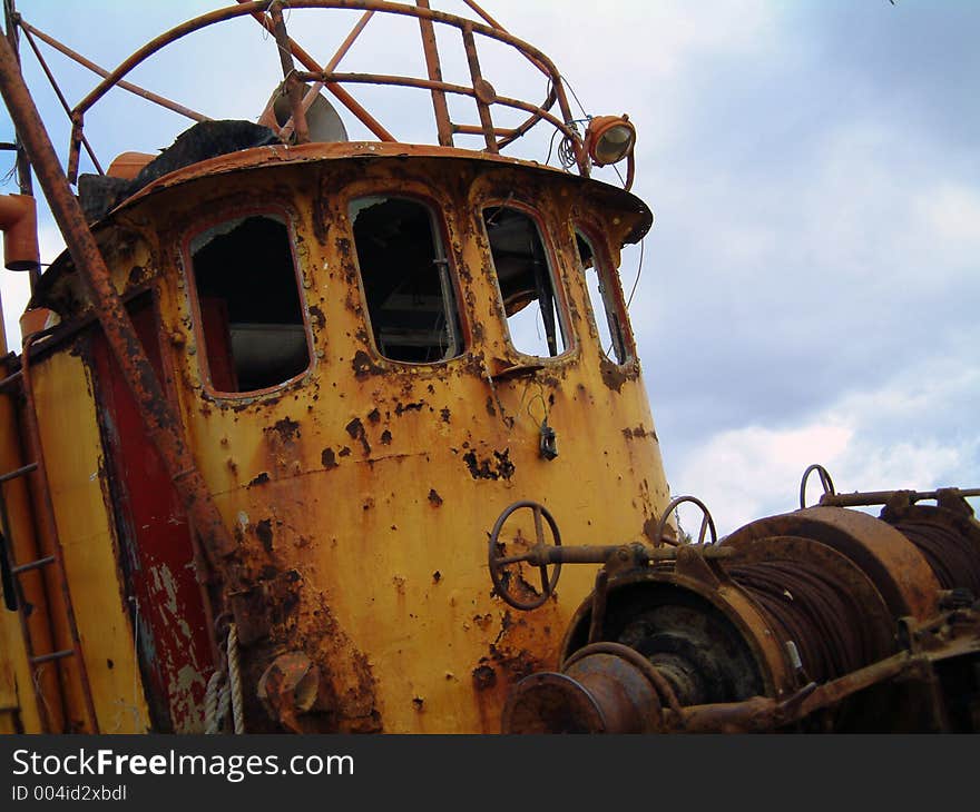 Shipwreck remains