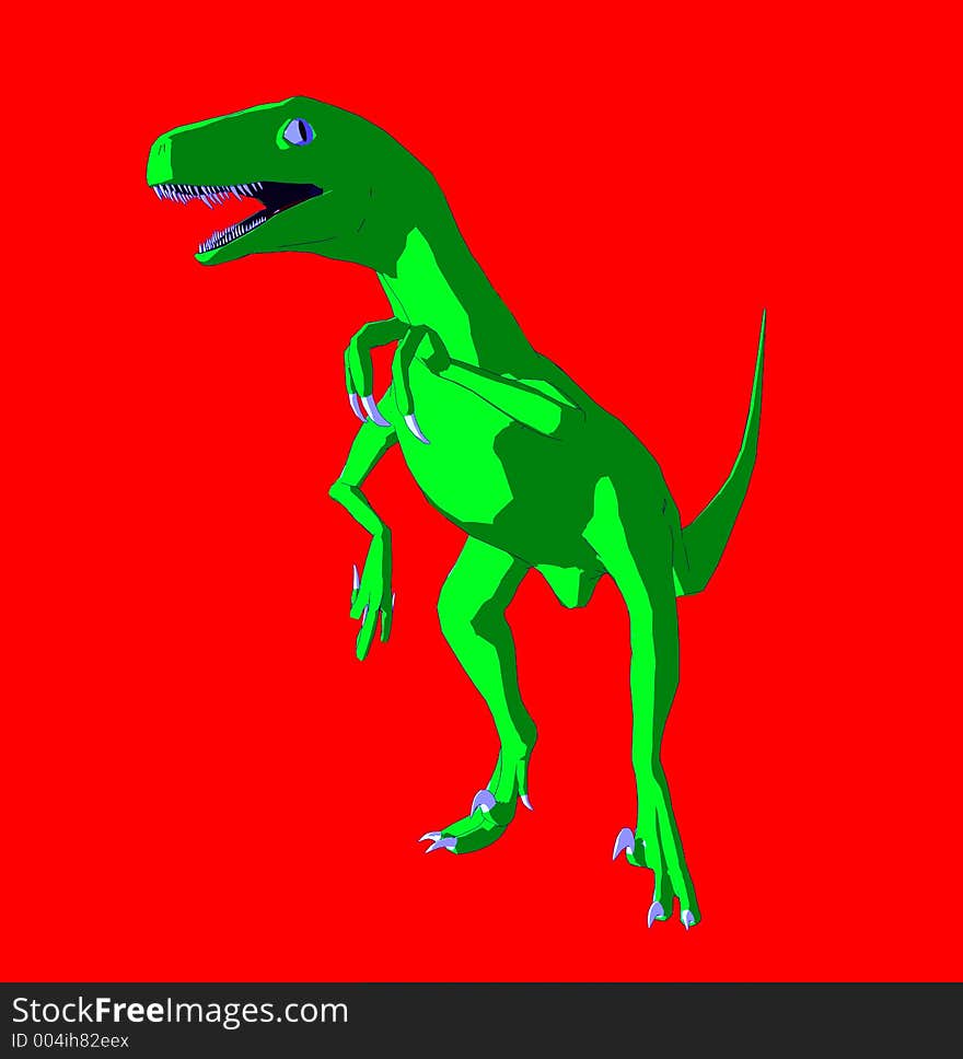 This is a dinosaur. This is a dinosaur.