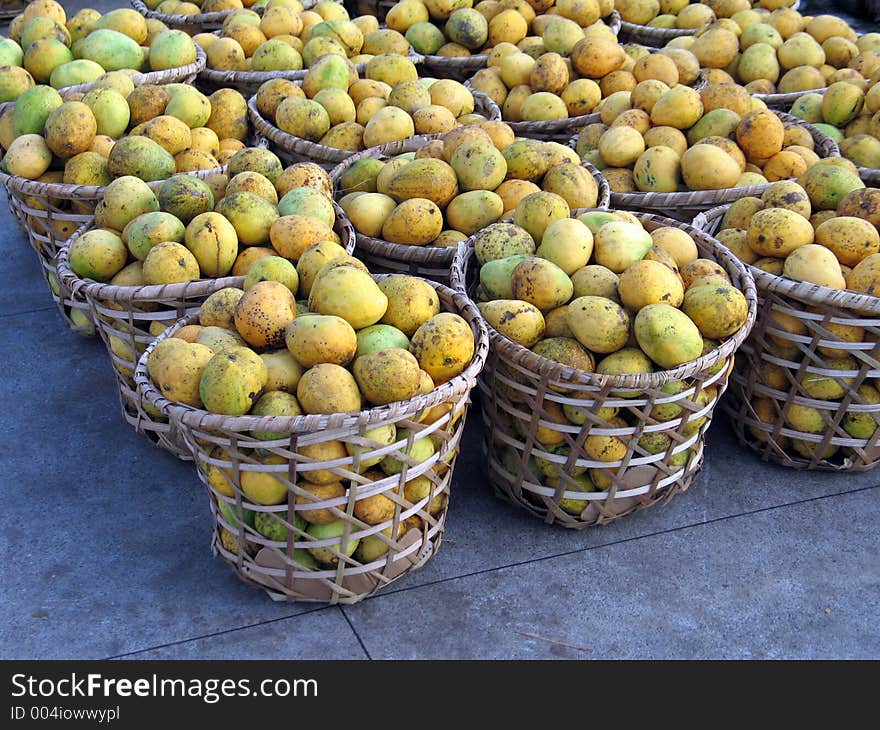 Mangoes baskets