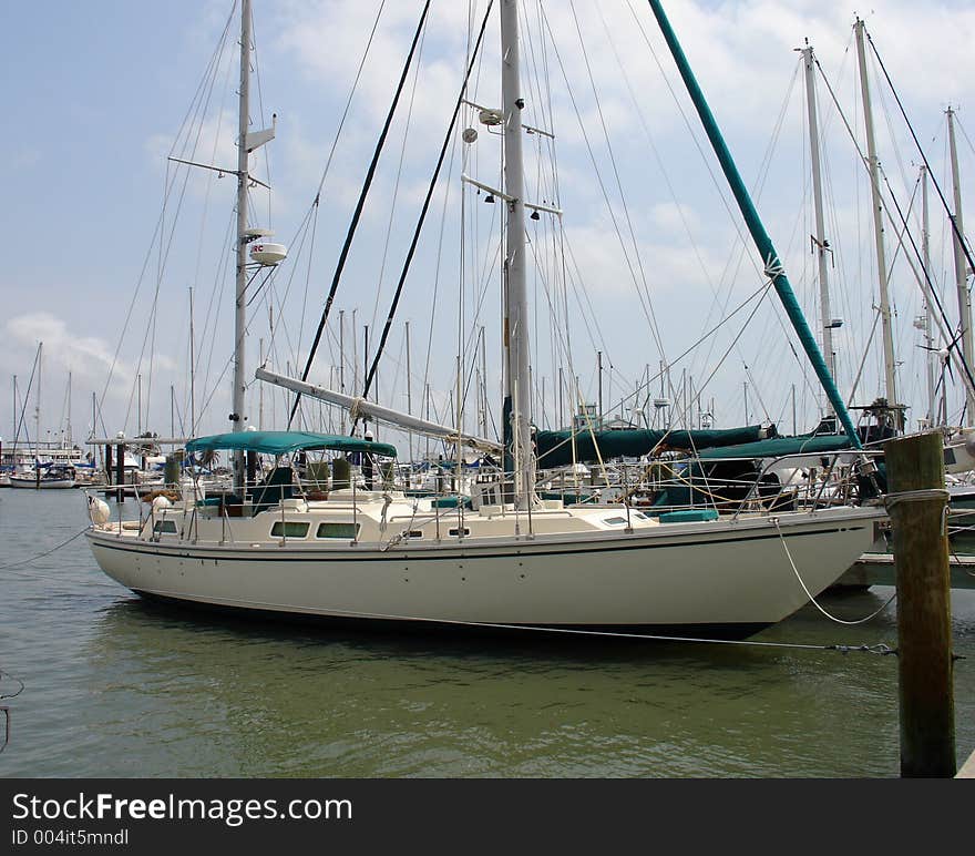Docked boat