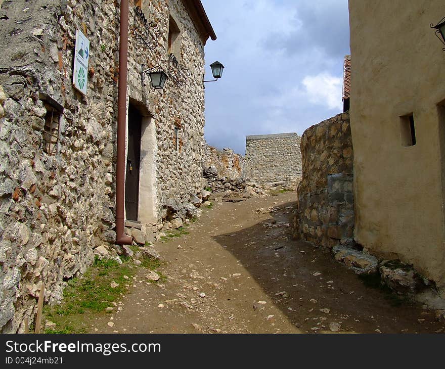 Fortress in Romania. Fortress in Romania