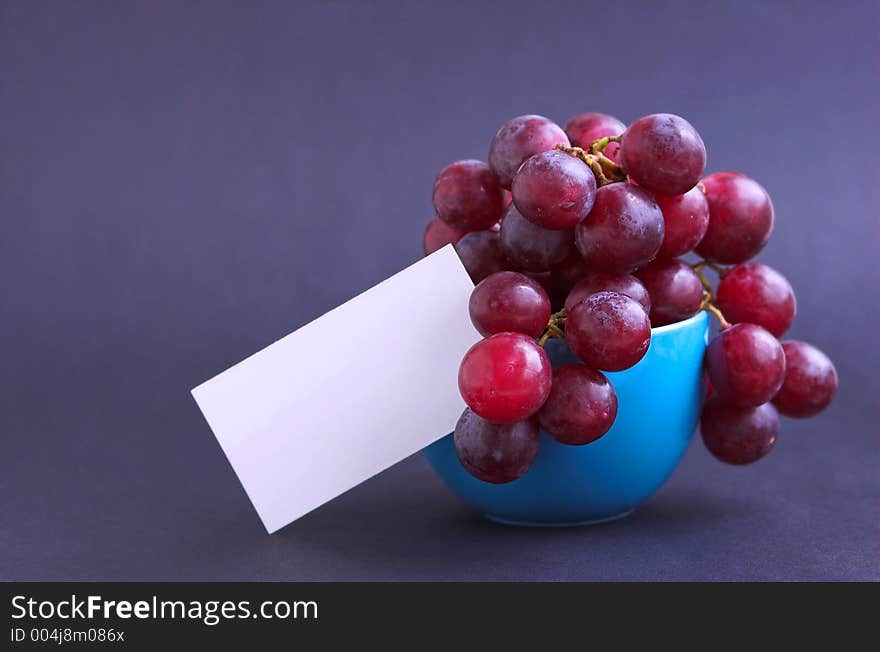 Grapes in cup