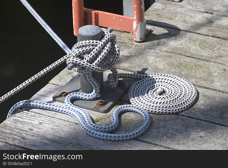 Coiled rope