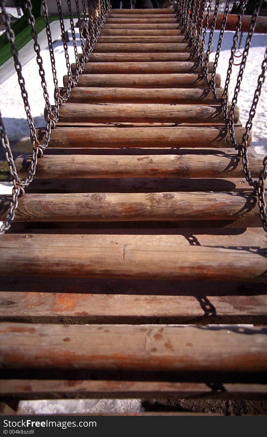 Wooden bridge