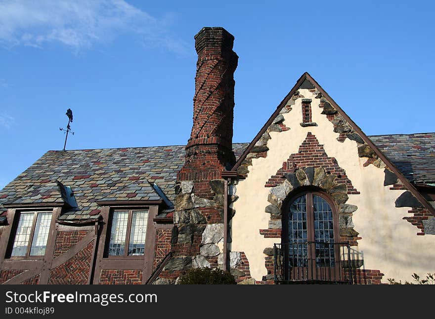 Tudor Brick Home