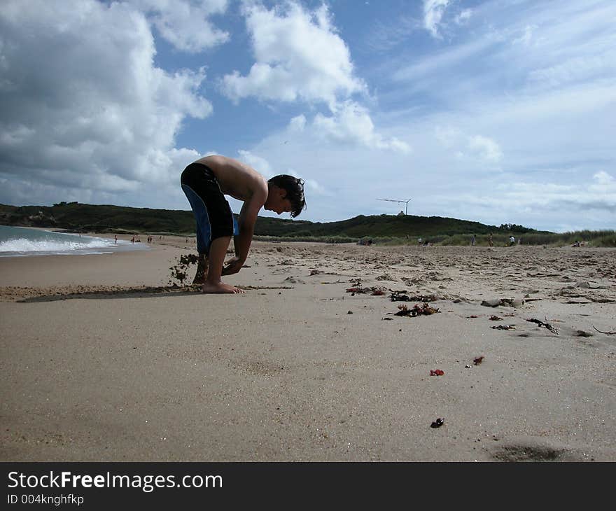 Playtime on the beach