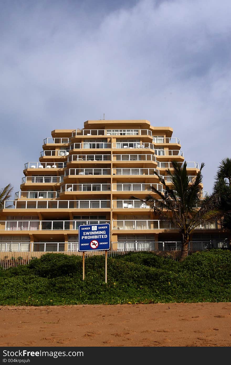 Beach house holiday flats on the beach