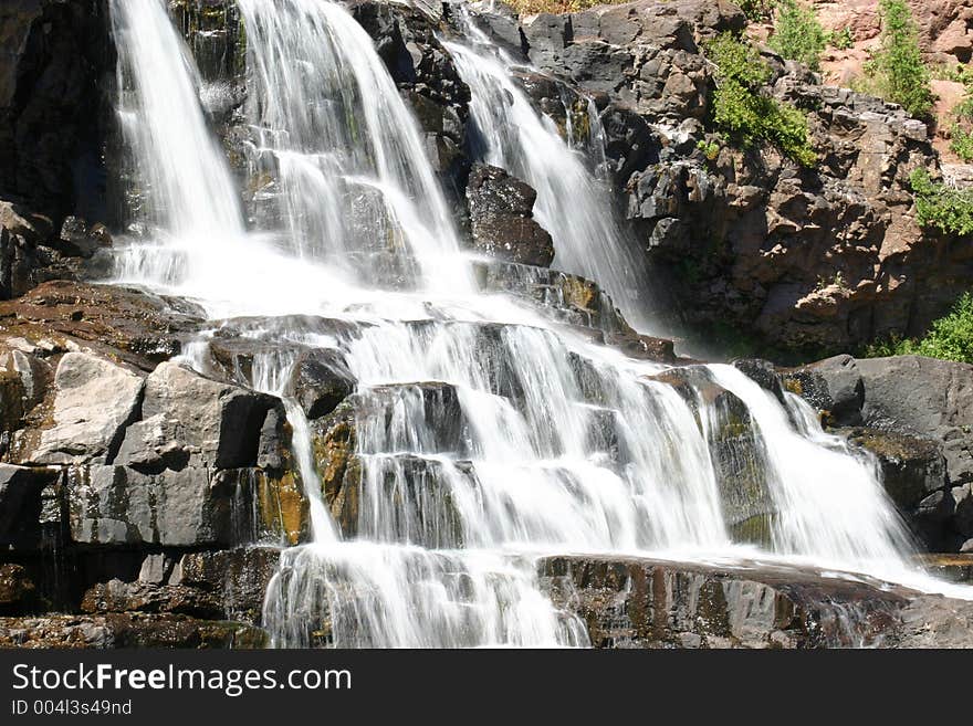 Waterfall in MN. Waterfall in MN