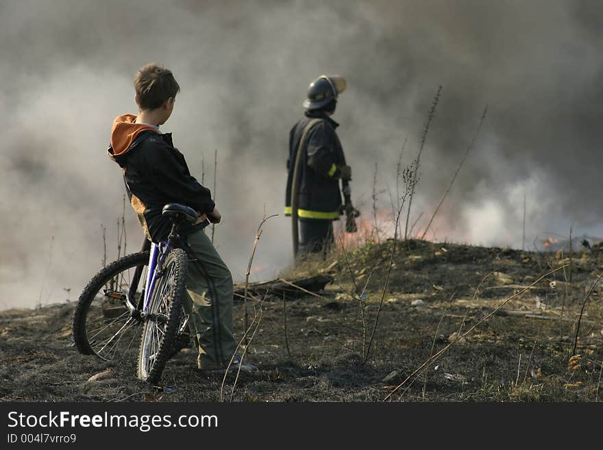 Every human likes to watch at fire flame, how water flows and how other people working. Ideal place for this is conflagration. Every human likes to watch at fire flame, how water flows and how other people working. Ideal place for this is conflagration