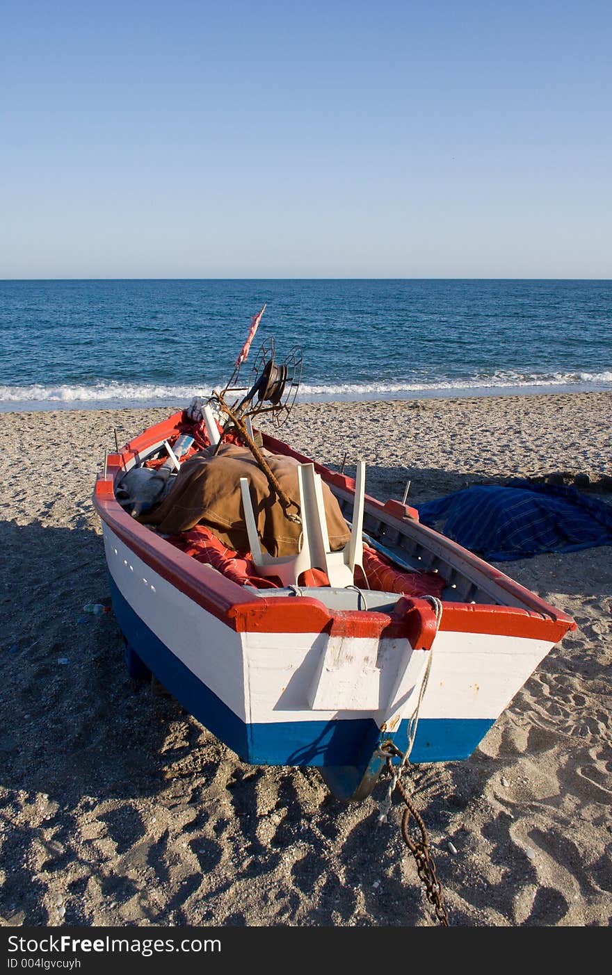 Fishing Boat on a Beach