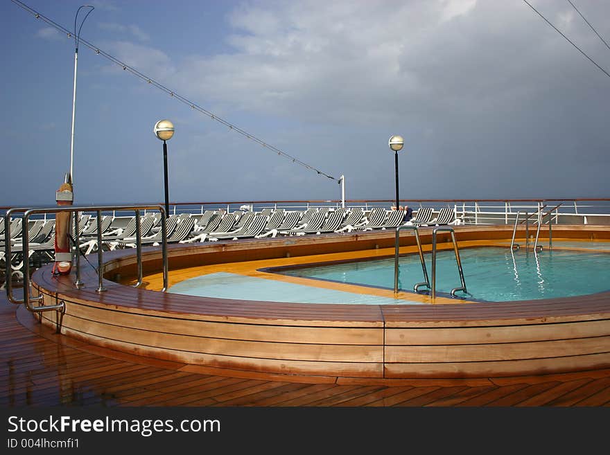 Swimming Pool On Cruise Ship