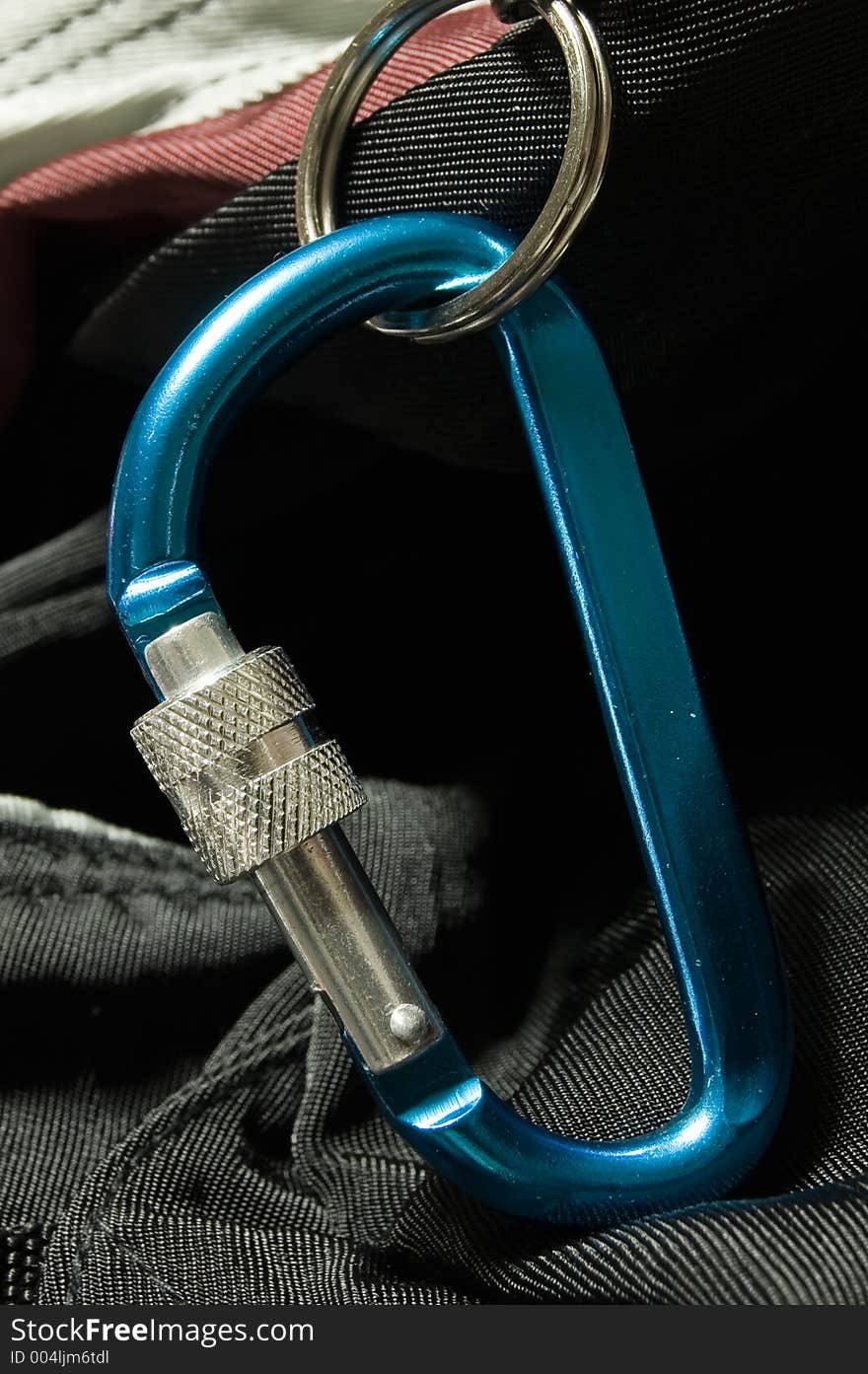 Carabiner used for climbing