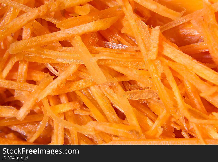 Chopped carrots