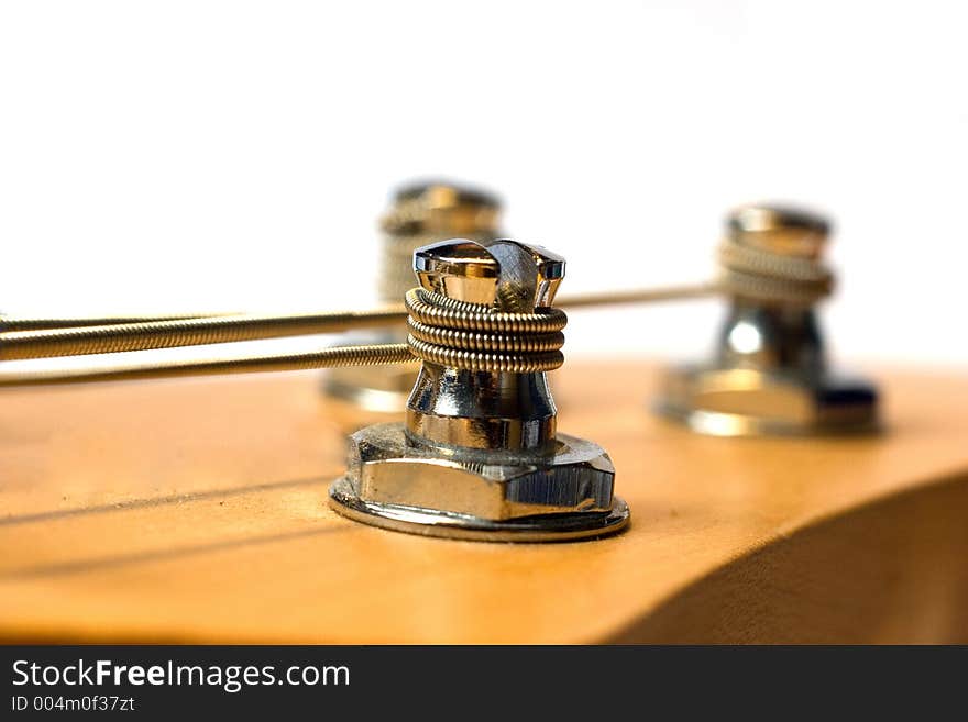 Tuning gear of a bass guitar