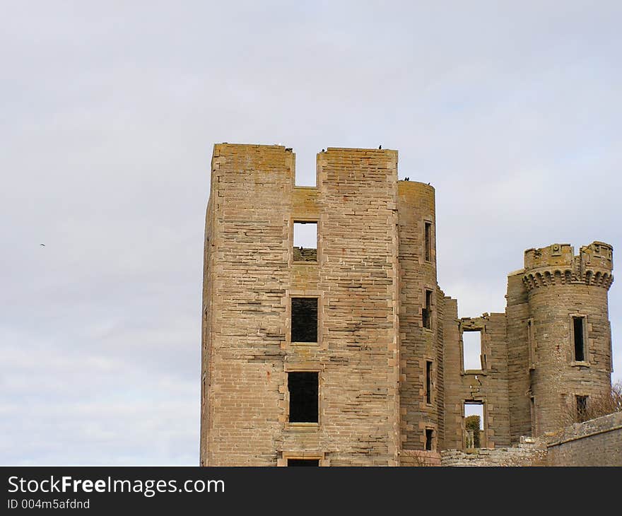 A wider angle on Thurso Castle, or what is left of it. It Stnads on the East side of Thurso in the far north of Scotland, close to Dunnet Head & Scrabster which is the mainlands most northerly port.