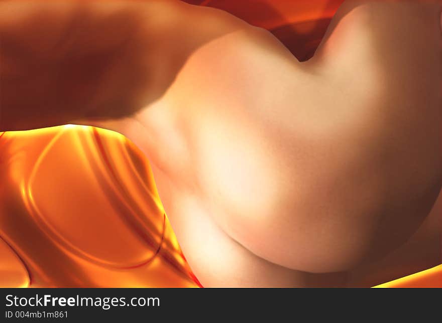 3D Nude Abstract