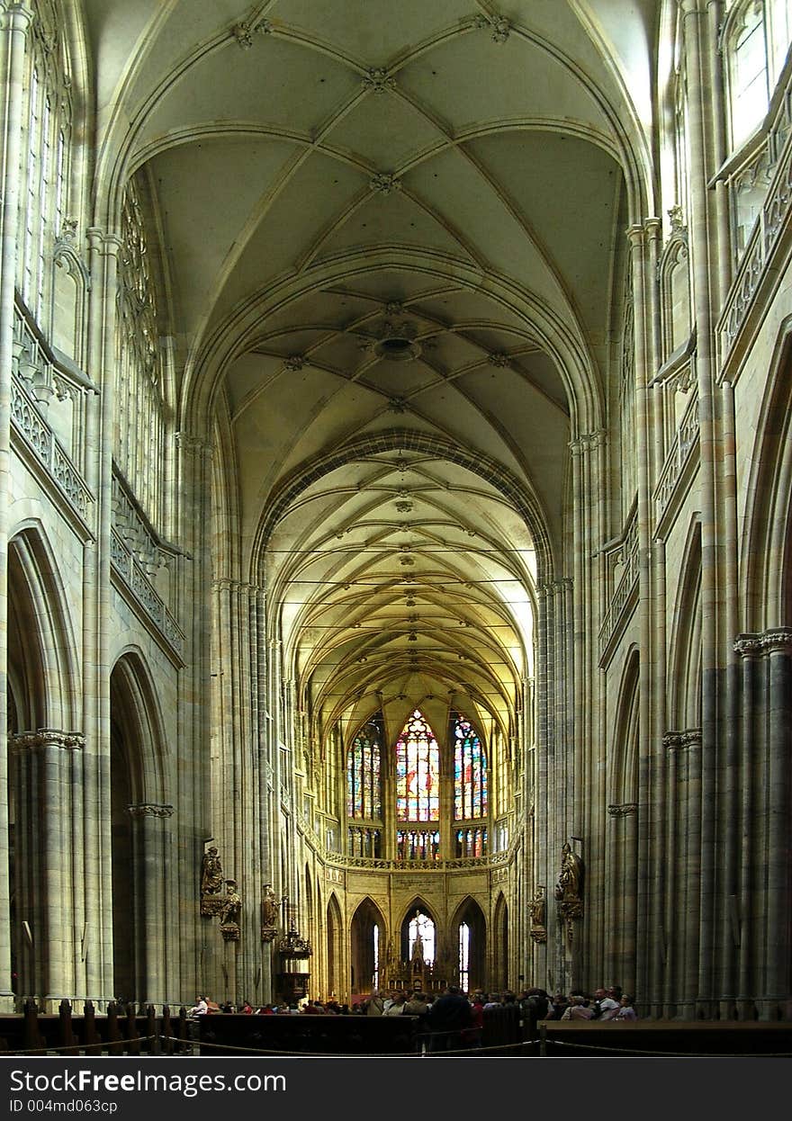 St Vitus cathedral in Prague