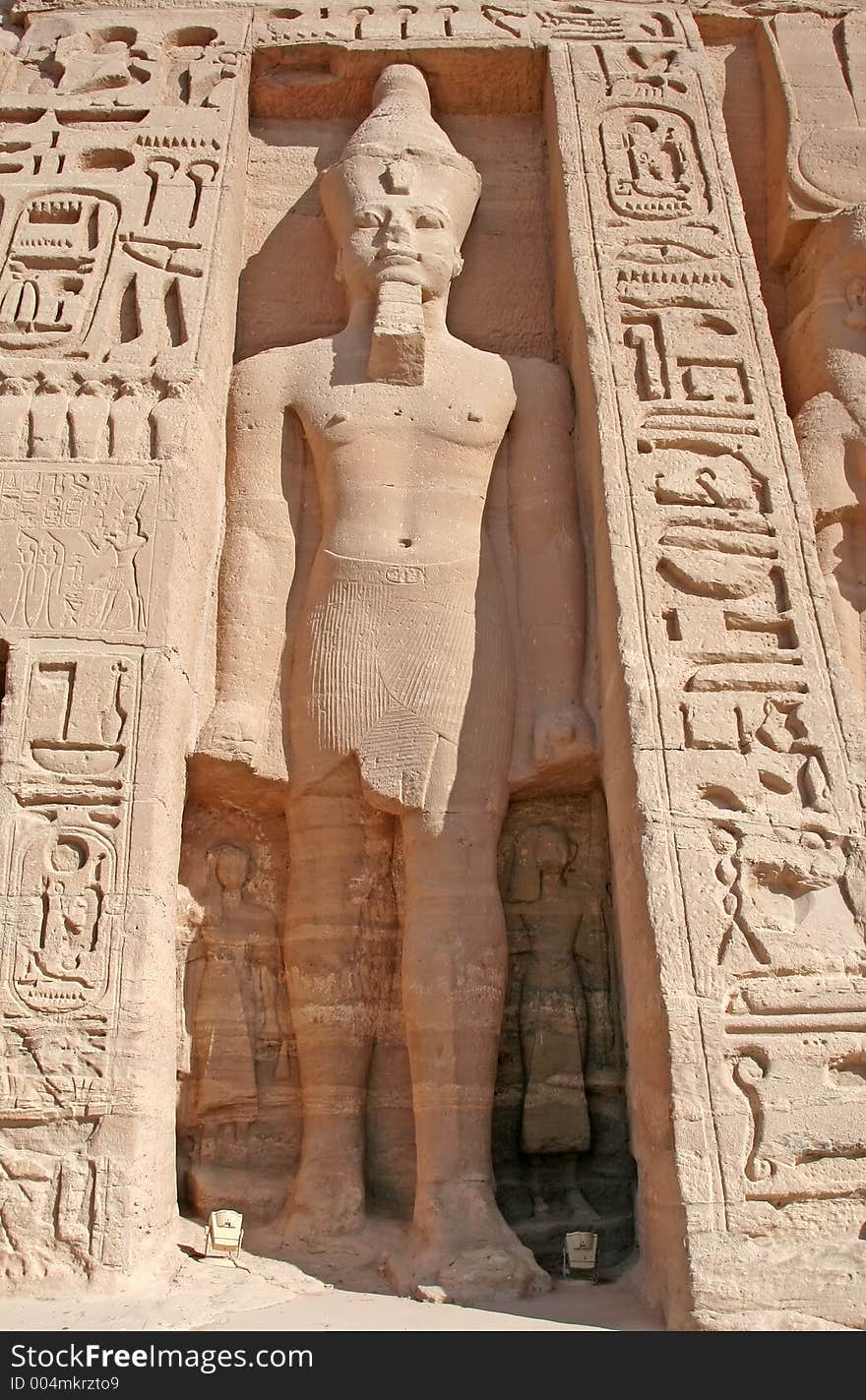 Statue at the Temple of Abu Simbel, Egypt