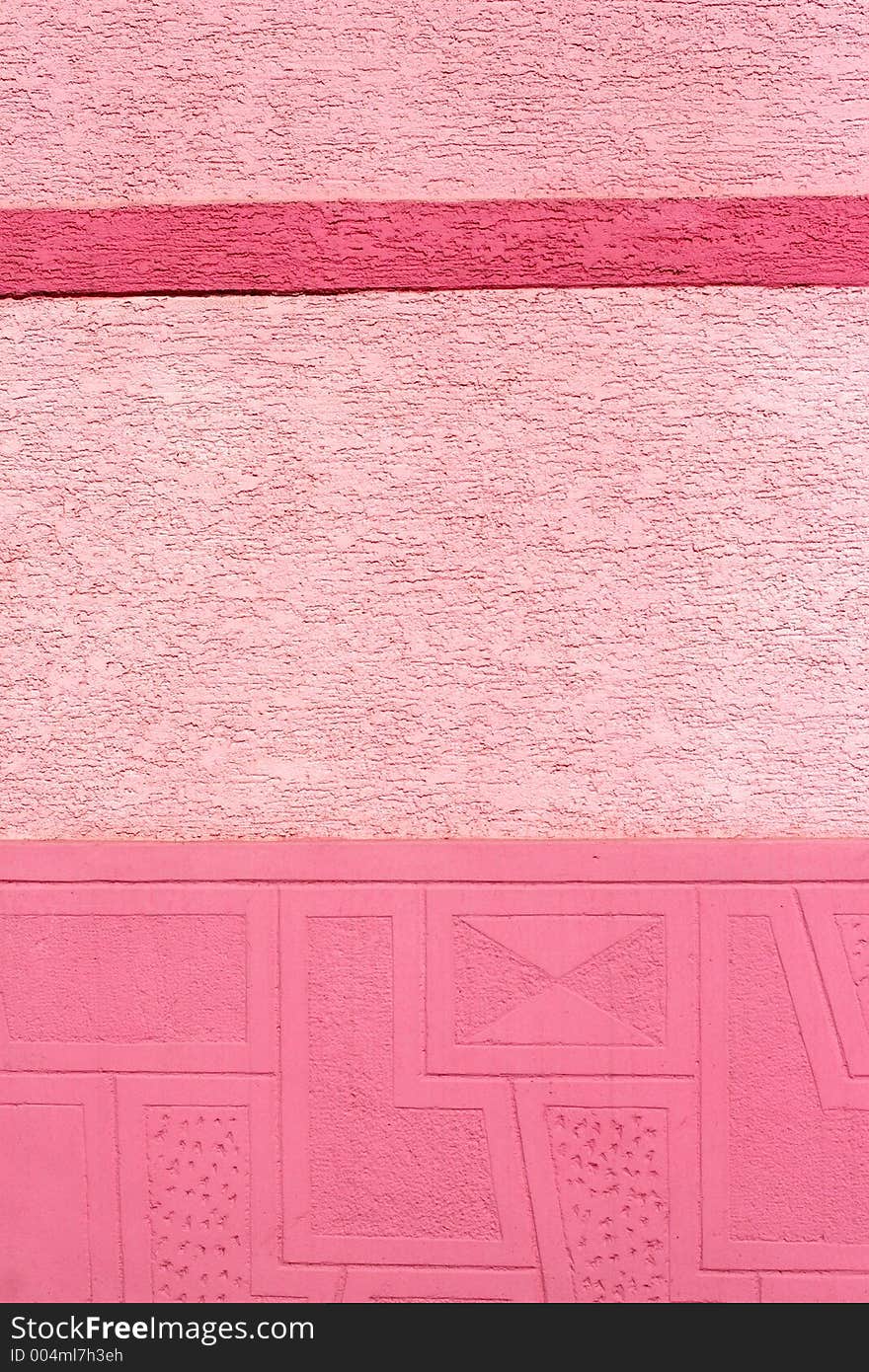 Pink painted wall. Pink painted wall