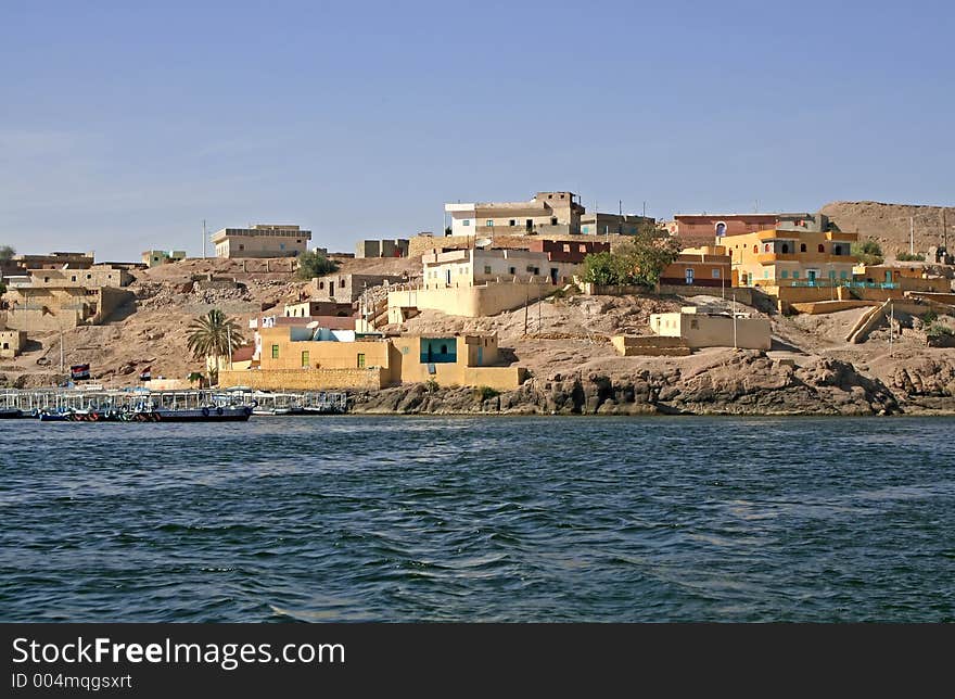 An island at Aswan, Egypt