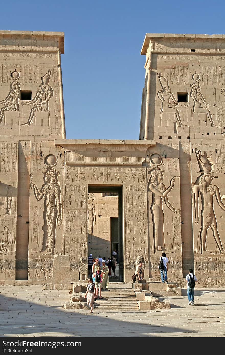 Temple of Philae at Aswan, Egypt