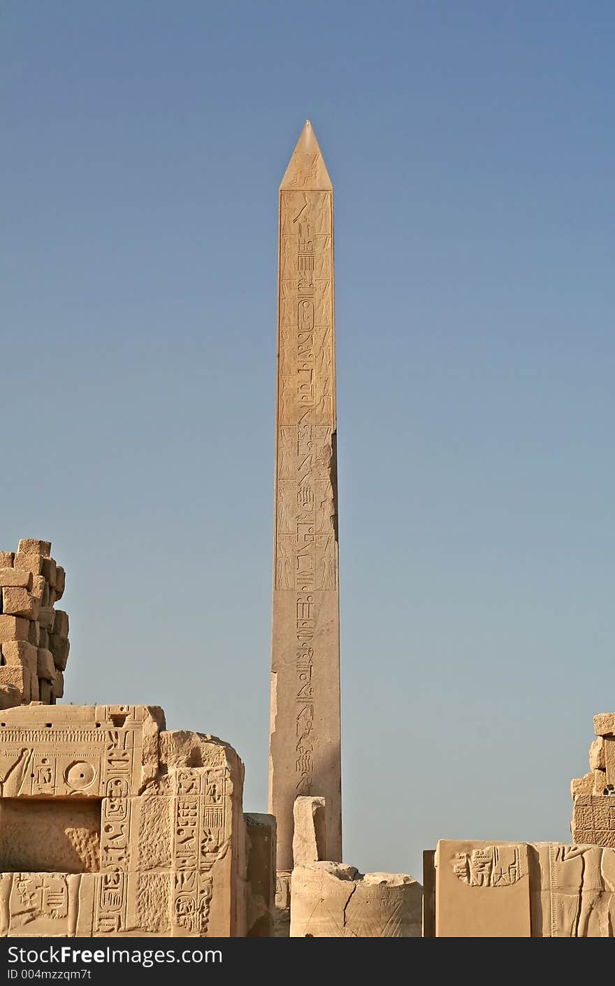 Huge Obelisk in the Karnak Temple, Egypt