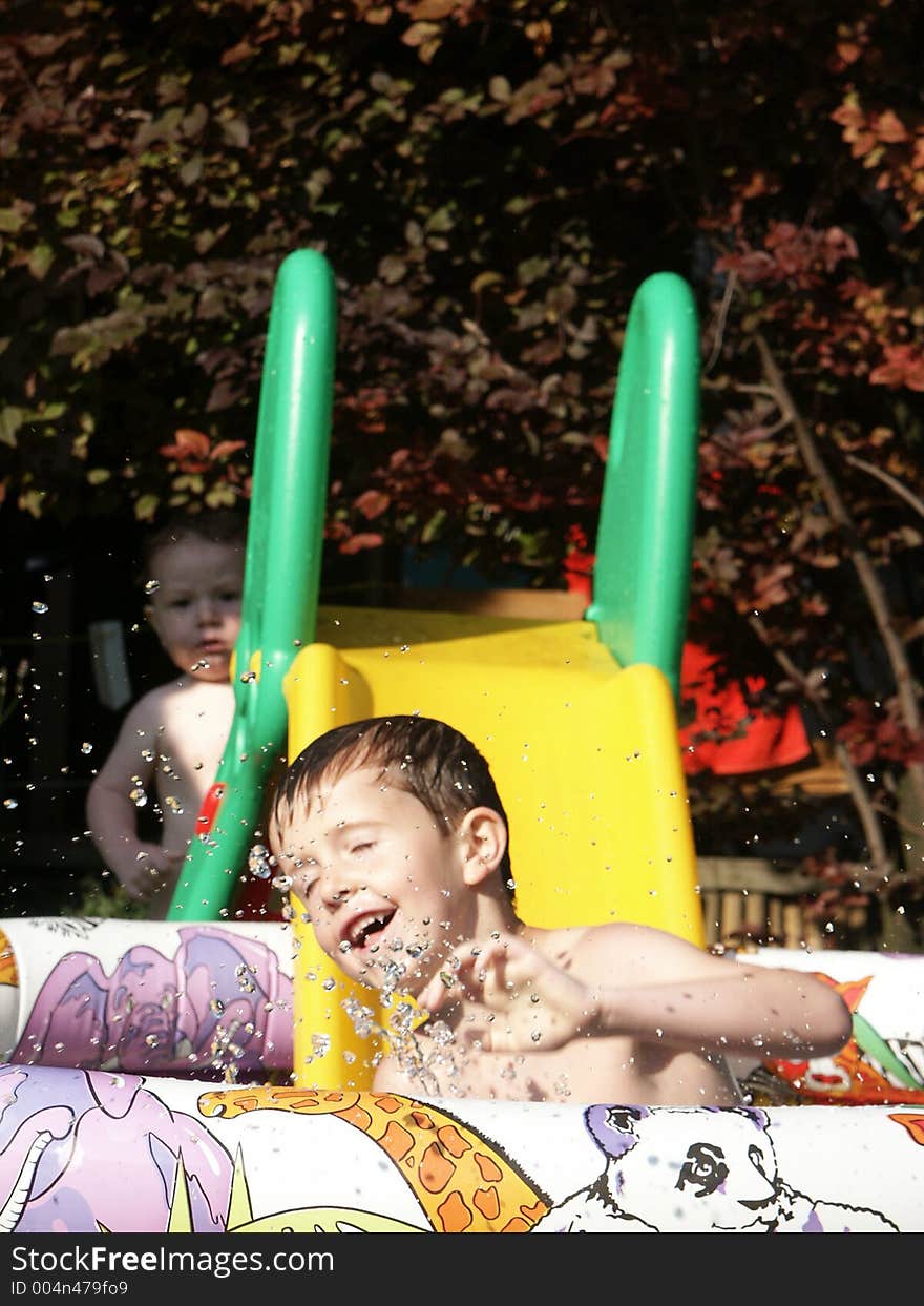 Happy children/boys enjoying summertime. Happy children/boys enjoying summertime